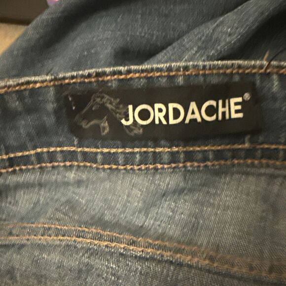 Jordache Bootcut 10 Women's Denim Jeans Embroider  pockets Medium Wash stretch - Picture 7 of 9